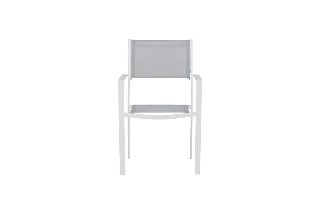 Chaise de Jardin Copacabana pour Balcon et Terrasse - Duo Gris et Blanc