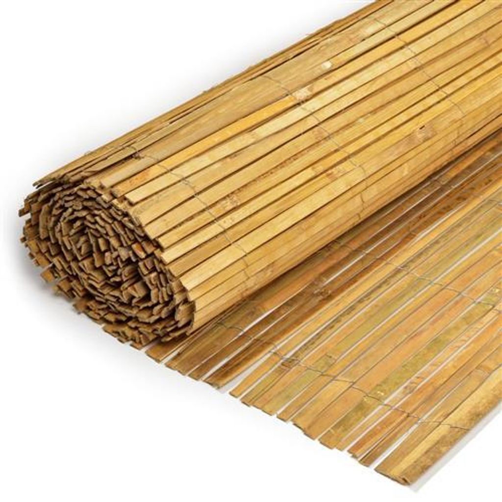 Gespaltene Bambusmatte 100 x 500 cm Produktbild 
