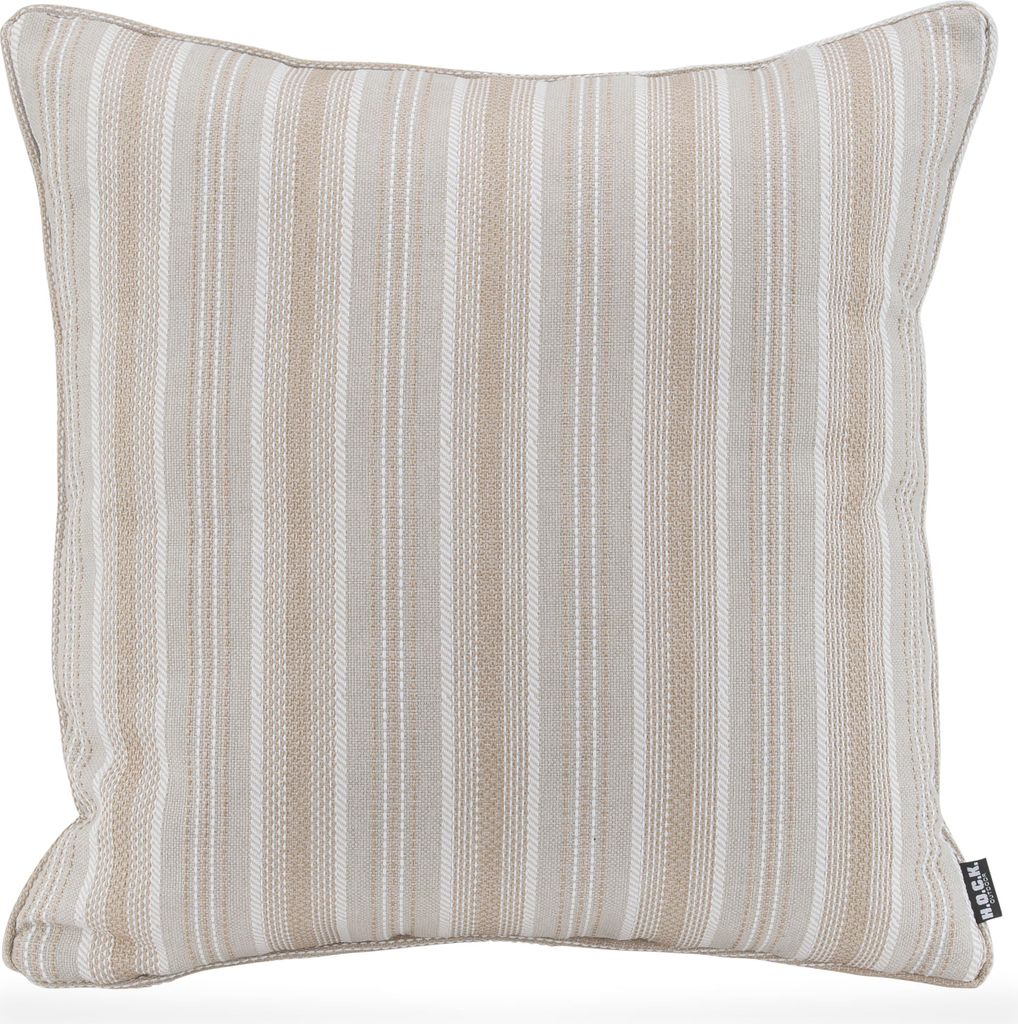 H.O.C.K. Tivolo Outdoor Kissen mit Keder 50x50cm natur taupe nanu