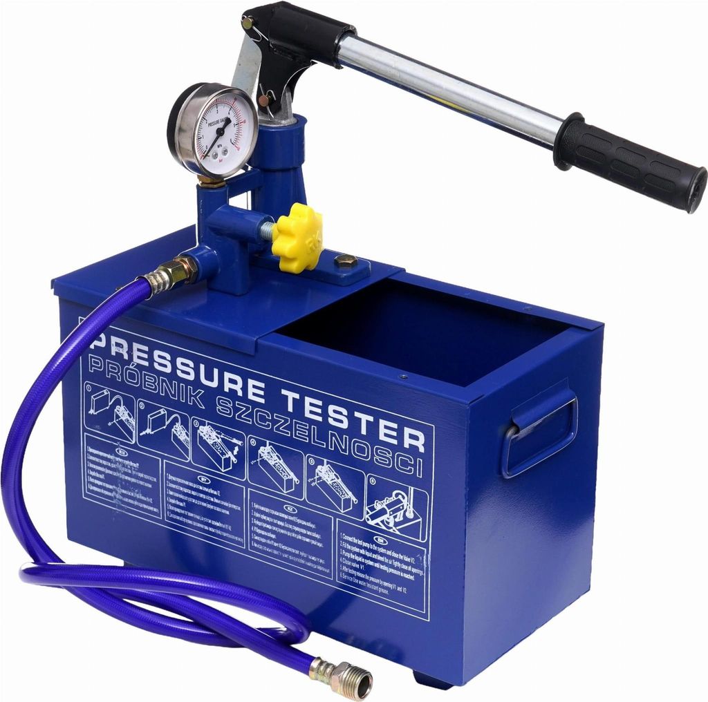 Druktestpomp 0-40 kg / 30 ml / 12 liter, modelnummer Productafbeelding 