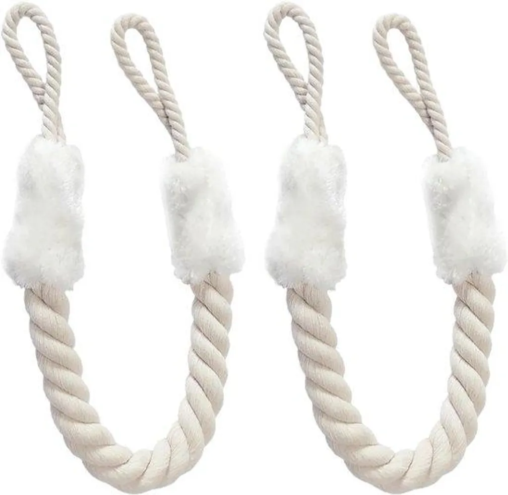 Protection de porte pour animaux et sécurité maison - 2 butoirs blancs