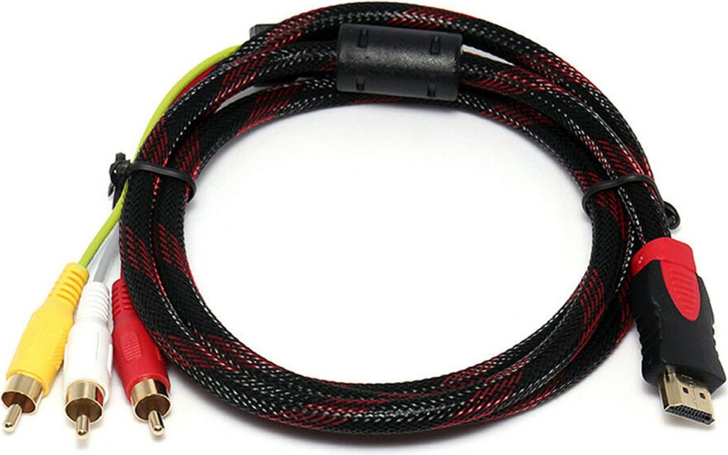 MMOBIEL HDMI zu 3RCA Audio Video AV Kabel Chinch Stecker Produktbild 6