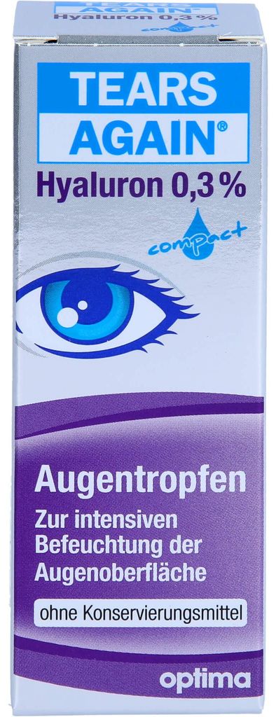 TEARS AGAIN Hyaluron-Augentropfen GEL 0,3 % (ohne Produktbild 