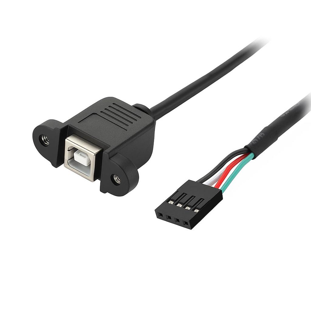 Q84 Adapterkabel, 5-Pin-Mainboard-Header-Buchse auf USB B Buchse, 30 cm festbar