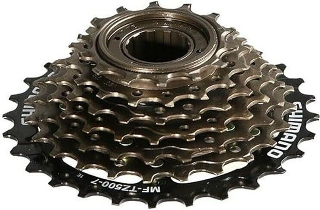 SHIMANO - masa 7-biegowa zębatka rowerowa Shimano MF-TZ500, 7 biegów,