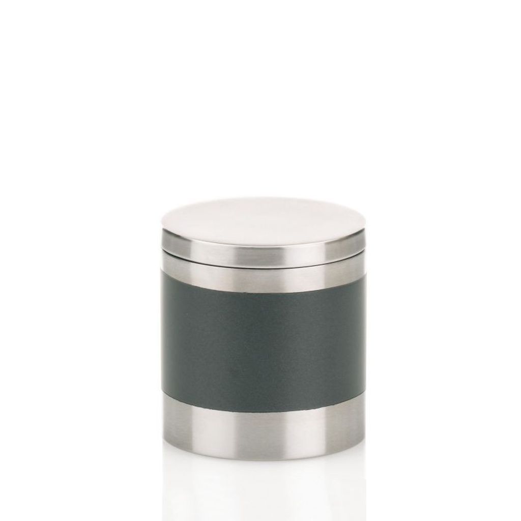 Kela Wattedose Lava Edelstahl 18/10 anthrazit 9cmh 8,5cmØ, 18316