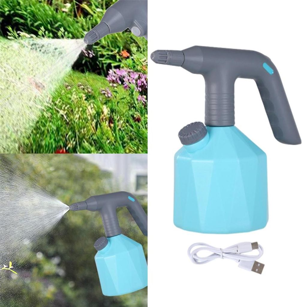 1L Kabelloser Drucksprüher , elektrischer Pflanzensprüher, tragbar, mit verstellbarer Düse, ideal für Pflanzenpflege, Autoreinigung und Gartena...