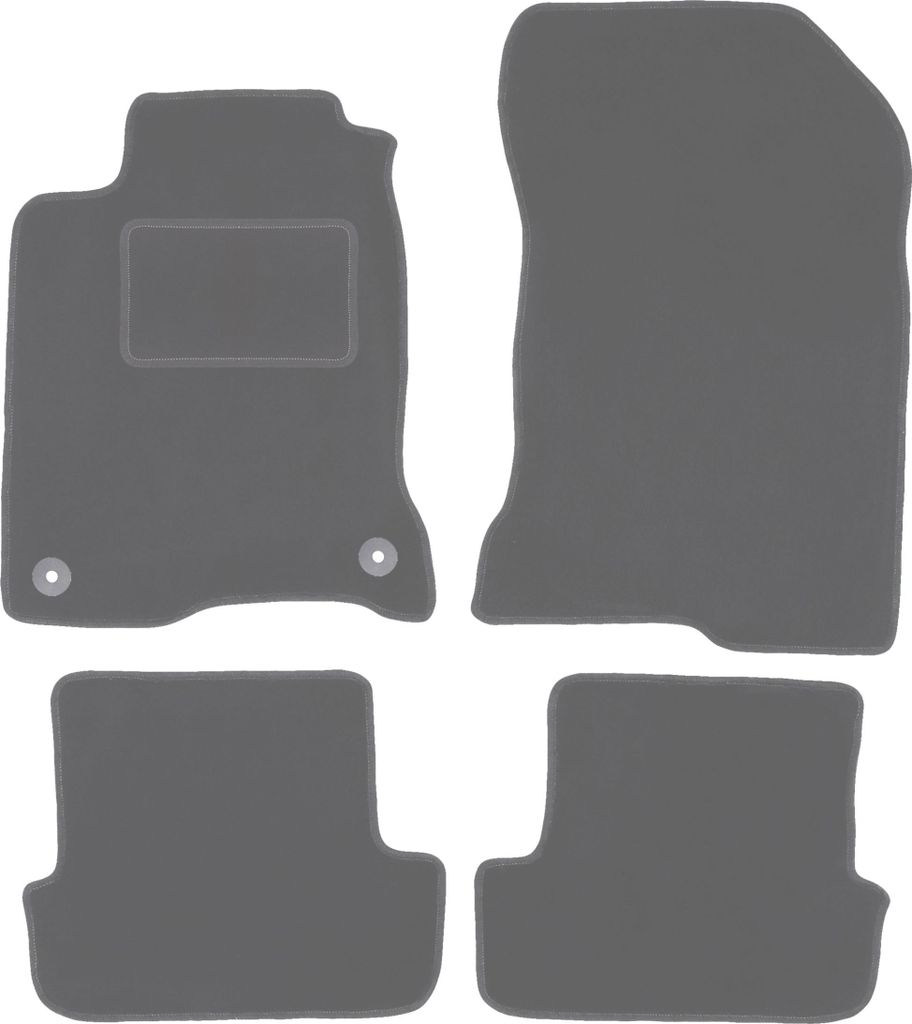 Graphit-Fußmatten für: Renault Laguna III Coupé (2007-2015)