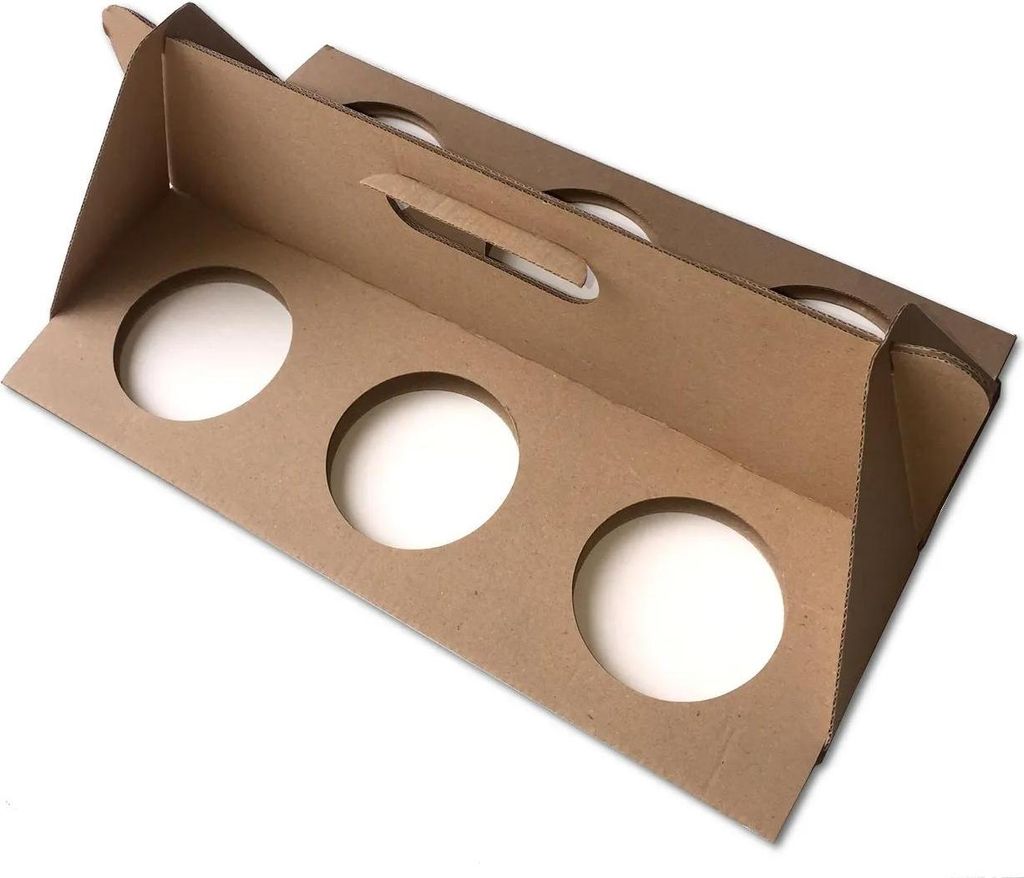 Papierhalter für 6 Tassen, 50 Stück.