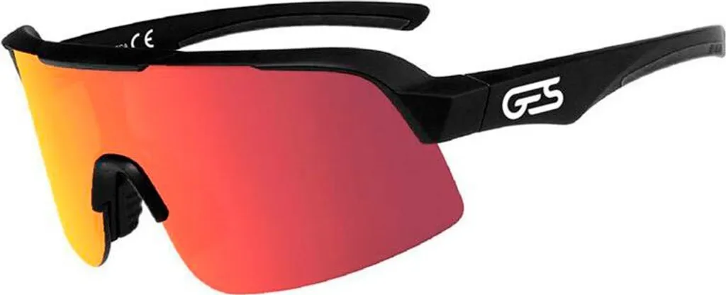 Lunettes de soleil Ges Omega Noir Smoke Mirror CAT3 pour le cyclisme
