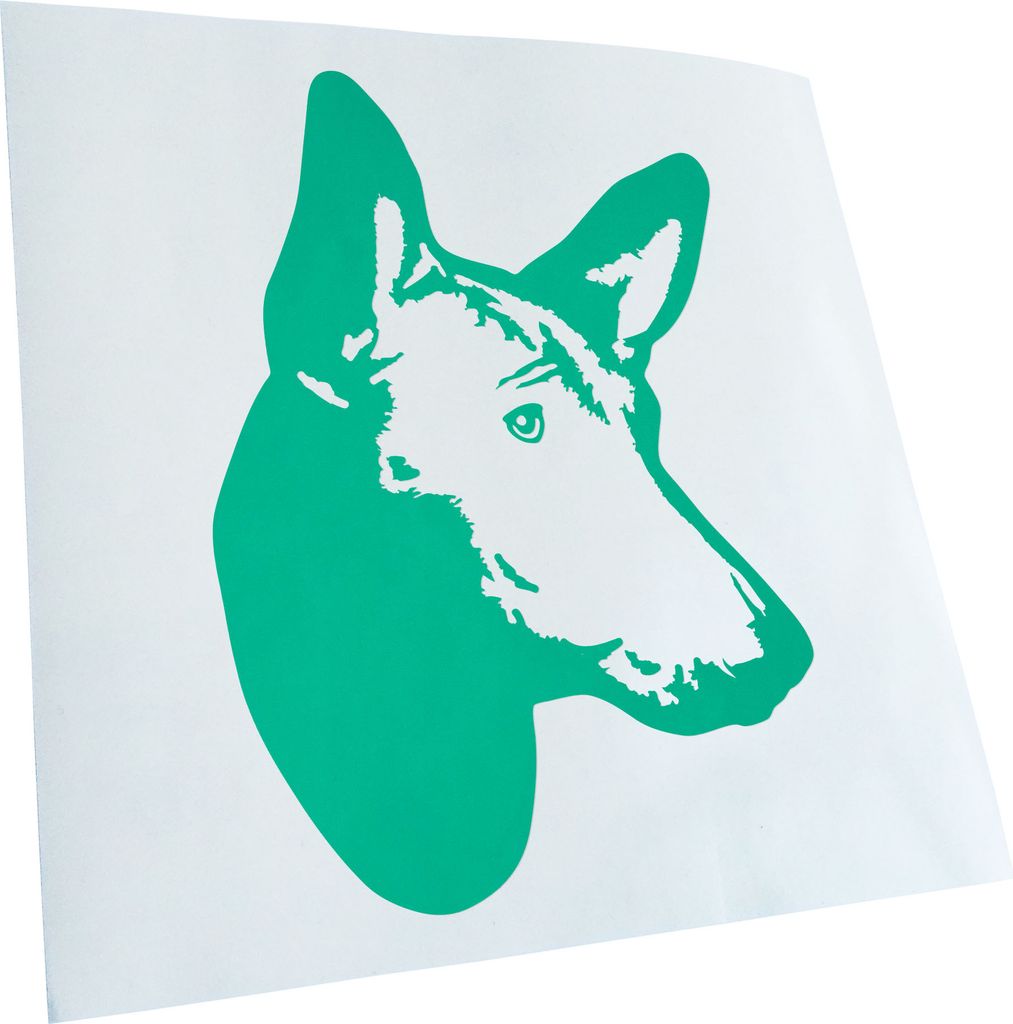 Kiwistar - Autoaufkleber - Pharaoh Hound Hund - Türkis - 40x29cm - Aufkleber für Auto, Laptop, Fahrrad, LKW, Motorrad Mehrfarbig JDM Decal Racing