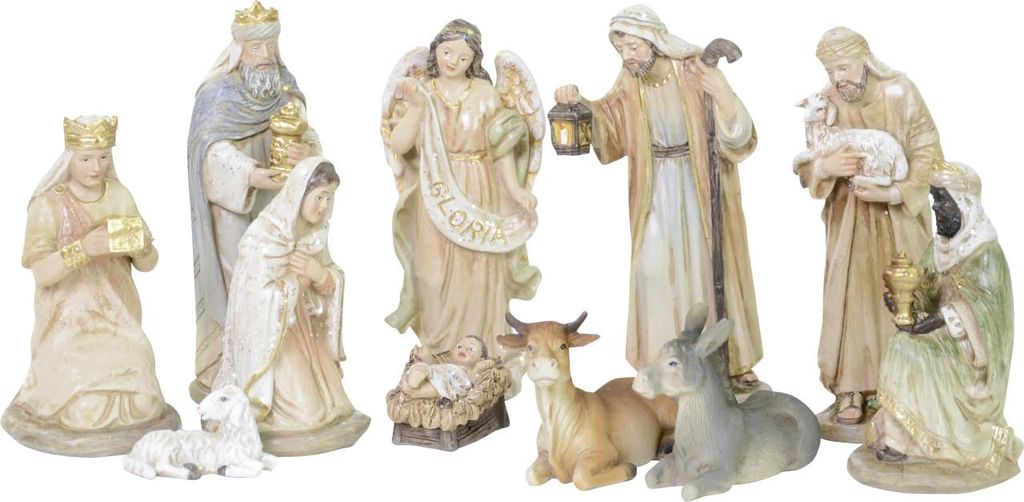 Riffelmacher Krippenfiguren 3,5 - 10,5 cm 11 Stück