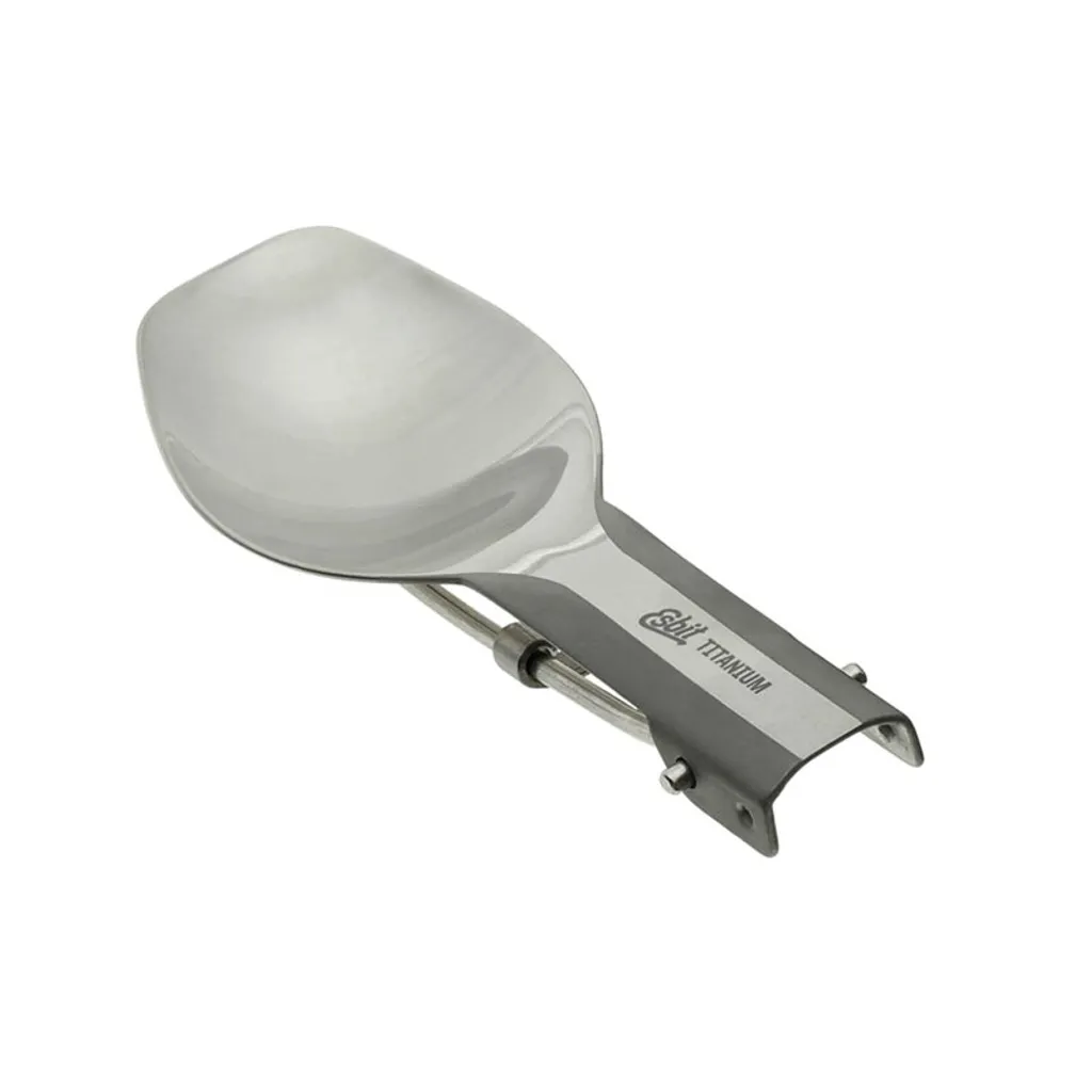 Cuillère Titane Ultra-Légère 18g Esbit avec Manche Repliable Compact