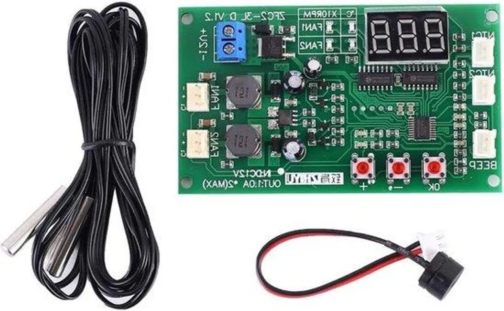 Module Régulateur 12V 2A avec sonde thermique pour ventilateur 3 fils
