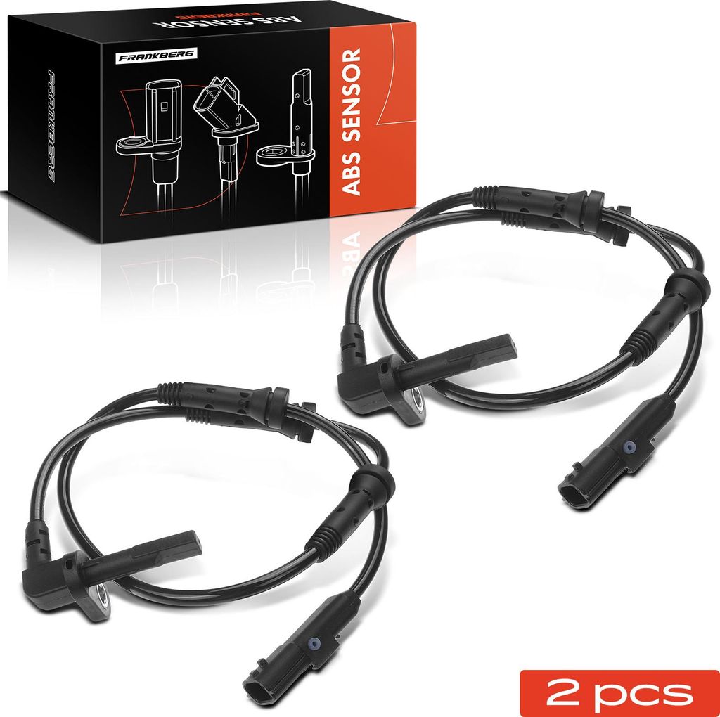 Frankberg 2x ABS Sensor Vorne für Dacia Dokker Express MPV Lodgy Logan II MCV Sandero 1.2L Bj ab 2012