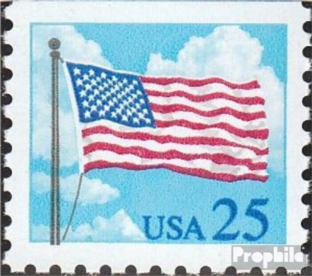 Briefmarken USA 1988 Mi 1976Do (kompl.Ausg.) postfrisch Flagge und Wolken