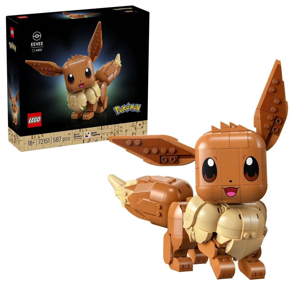 LEGO Pokemon Eevee 72151 Figurine articulée Décoration Image du produit 
