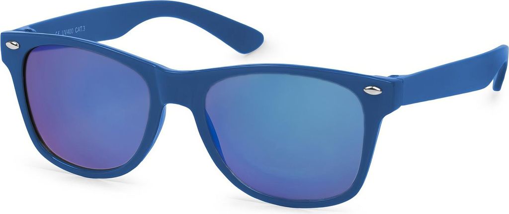 styleBREAKER Kinder Sonnenbrille Retro Nerd Design mit verspiegelten oder getönten Gläsern | UV400 Schutz | Kunststoffrahmen | für Kleinkinder 1...