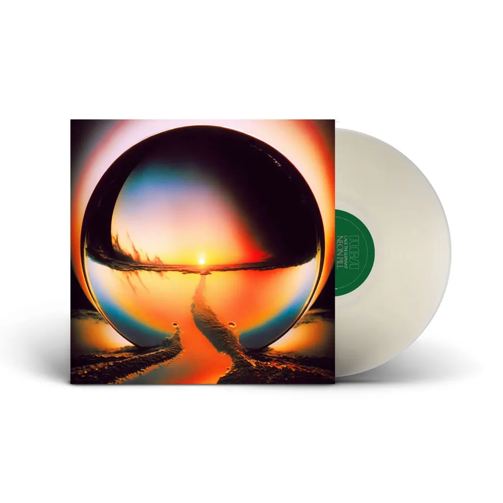 Neon Pill Cage The Elephant Vinyle Blanc Laiteux Limited Indie Edition