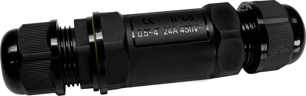 Grafner wasserdichte Verbindungsmuffe, 2 Wege, IP68, 5-polig, Ø6-12mm, 0,5-2,5mm², 24A 450V, Abzweigdose wasserdichte Anschlussdose staubdicht au...