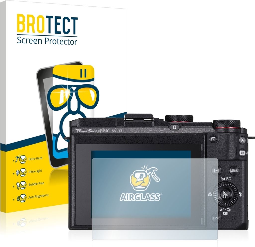 BROTECT Schutzglas für Canon PowerShot G3 X Schutzfolie Panzer Folie Glas Display Schutz klar