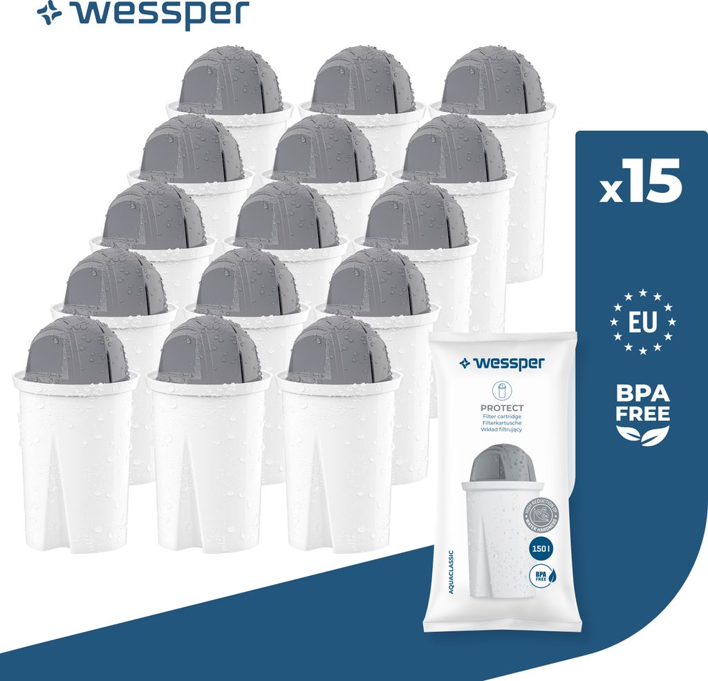 Filtrační patrony Wessper Classic pro tvrdou vodu | náhrada Obrázek produktu 