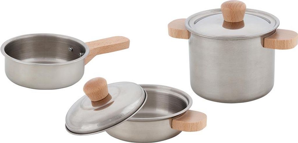 set da cucina goki star kitchen, 2 pentole e 1 padella Immagine del prodotto 