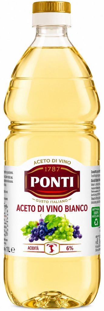 Aceto di Vino Bianco 1l Weinessig - Ponti Produktbild 