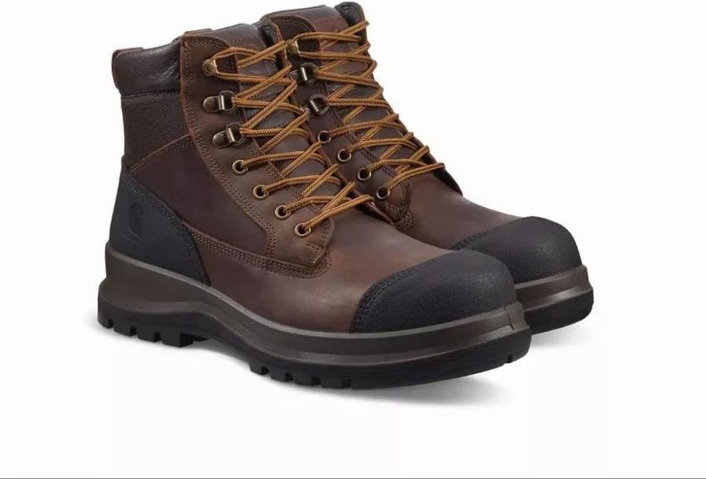 CARHARTT Detroit 6 Work Taupe Dunkelbraune Schuhe T.43 Produktbild 