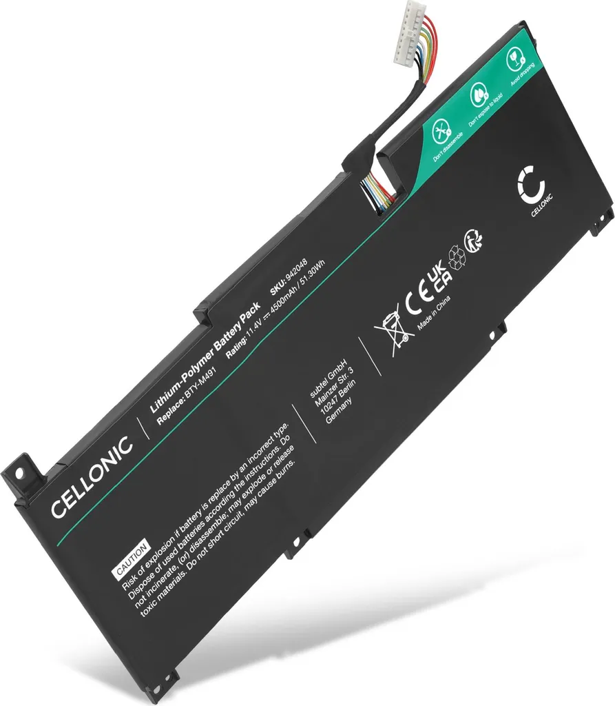 Batteria MSI Summit B15 A11M Modern 15 A4 A5 A10 A11 11.4V CELLONIC - 1