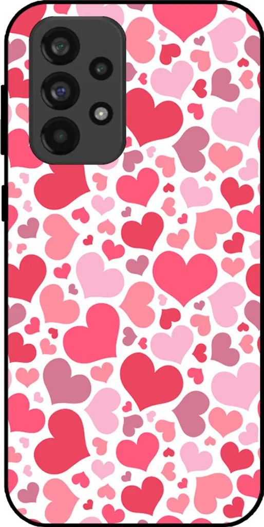 Custodia Samsung Galaxy A33 5G Heart Design - Cover Morbida Chic TPU
