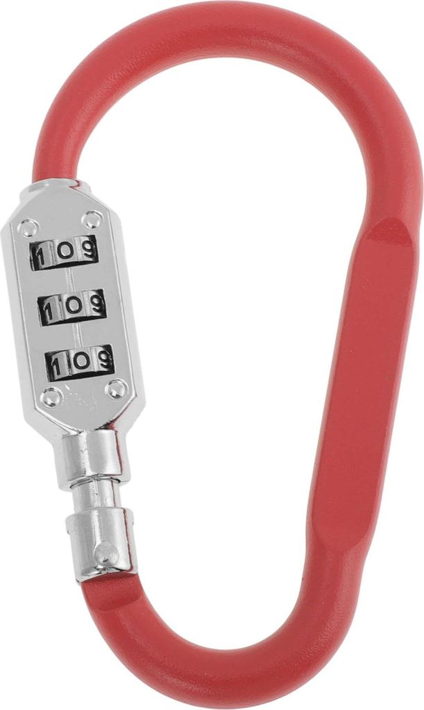 Kombinationsschlösser, 3-stelliges Zahlenkombinationsschloss mit D-Ring-Clip-Verschluss, 62mm D-Typ Vorhängeschloss für Motorrad Fahrrad, Silber...