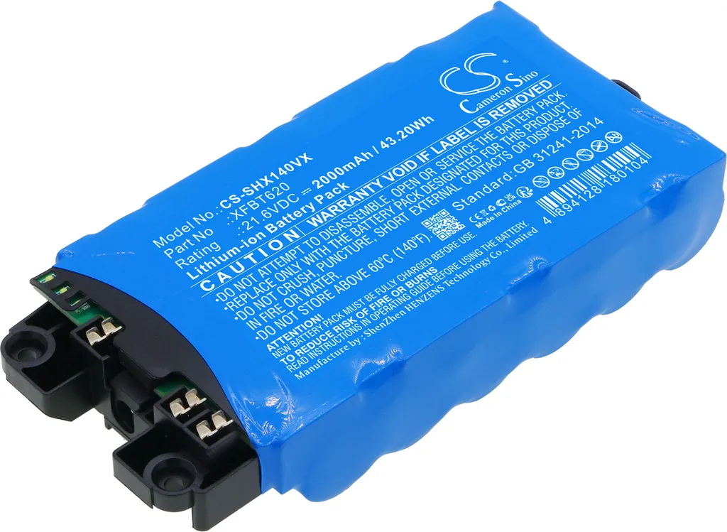 Batteria 21.6V per Shark Rocket IZ140 IX140 | Alta Capacità 3000mAh
