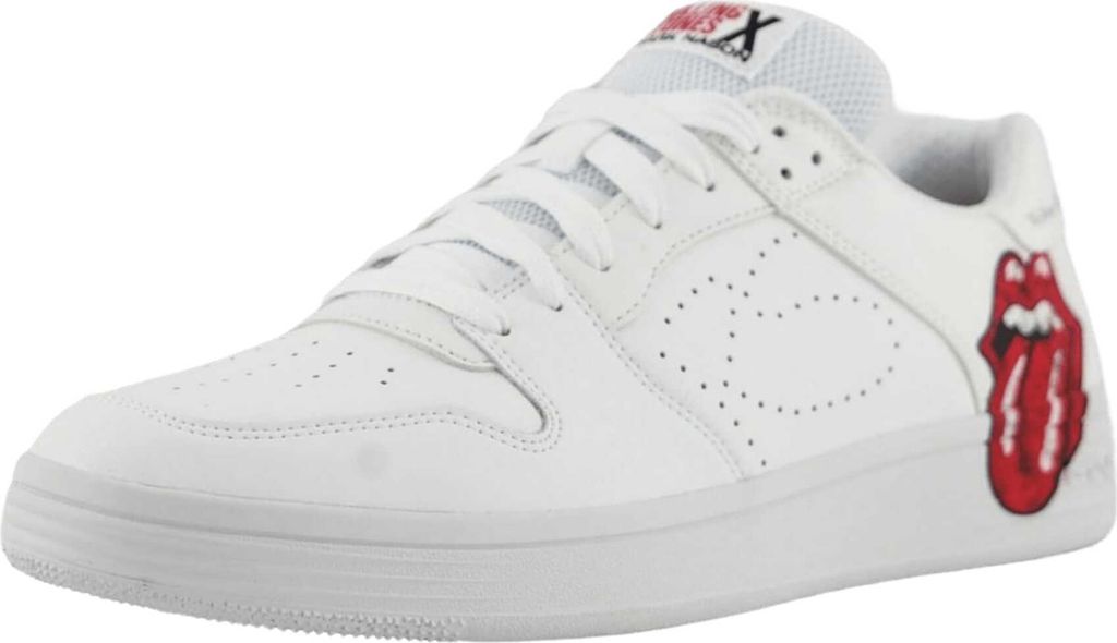 Skechers Sneaker Low MN x Rolling Stones: Palmilla - RS Marquee Herren 31363934343331 Weiß 41 EU