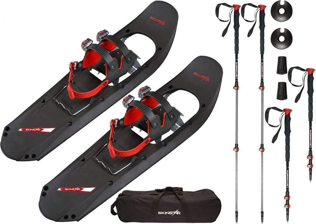 SKINSTAR Schneeschuh 25 INCH Schneeschuhwandern Schneeschuhe bis 100 kg mit Tour Type C