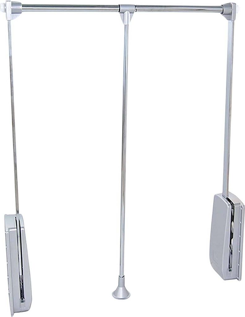 Emuca Closet Hang 450-600 Mm Faltbarer Kleiderbügel Silber Silber One Size