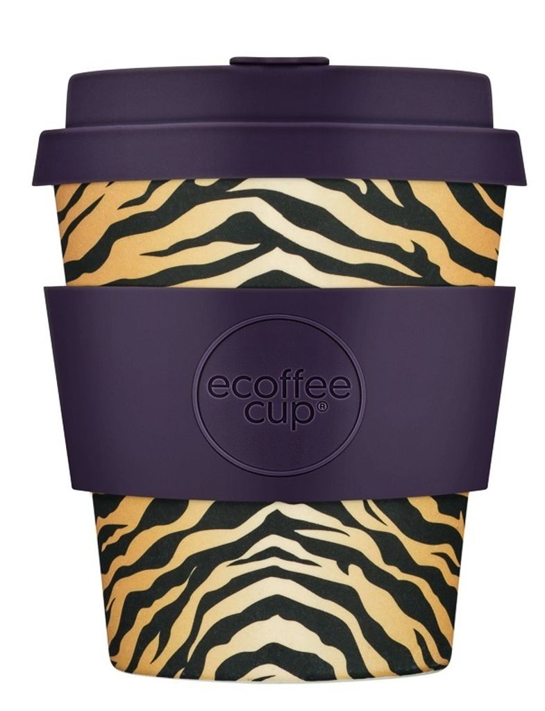 Ecoffee Cup Colchesterfield PLA - Becher to Go 240 ml - Violett Silikon