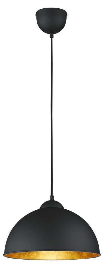 Lampa wisząca JIMMY czarno-złota 1xE27x60W metal Zdjęcie produktu 
