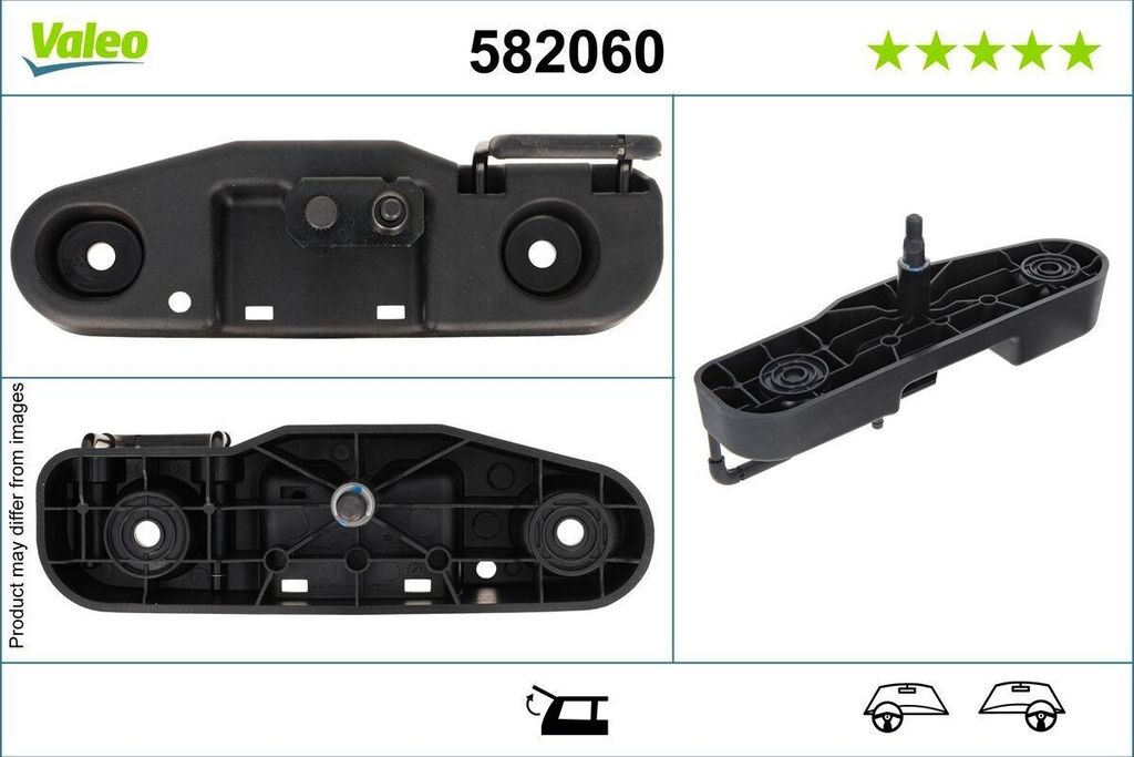 VALEO Halter Scheibenwischermotor 582060 Hinten für OPEL Zafira Life (K0) 0,4kg