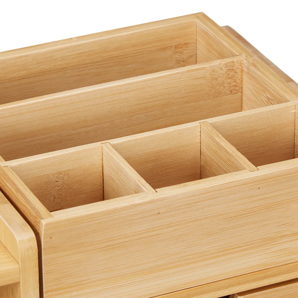 Fini le Mal de Dos : Support d'Écran Bambou Ergonomique et Bureau Rangé - 7