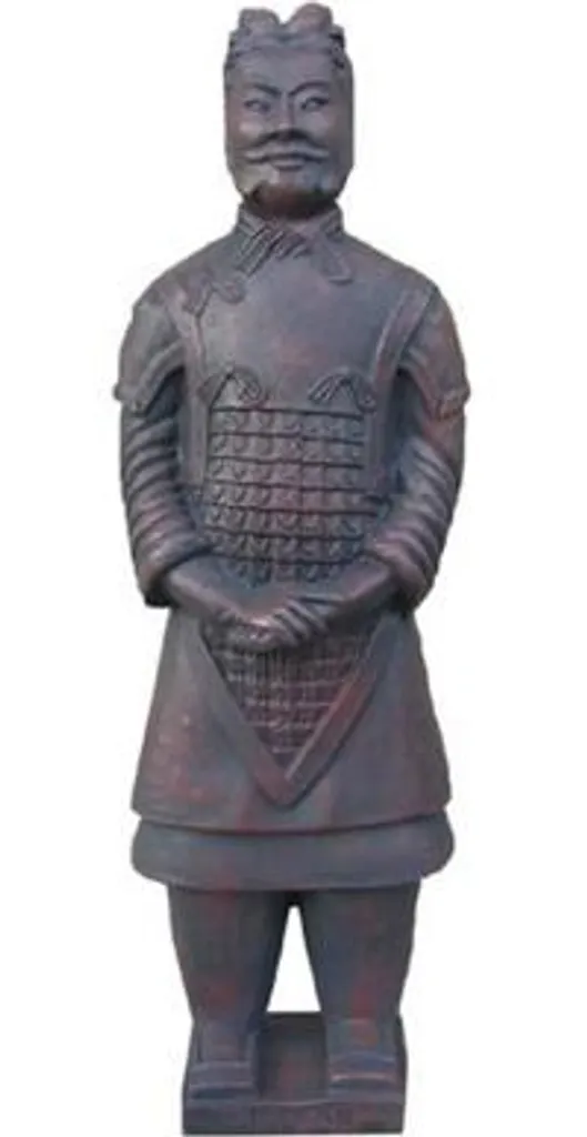 Statue Décoration Jardin 50cm Soldat Chine - Idée Aménagement Zen Extérieur