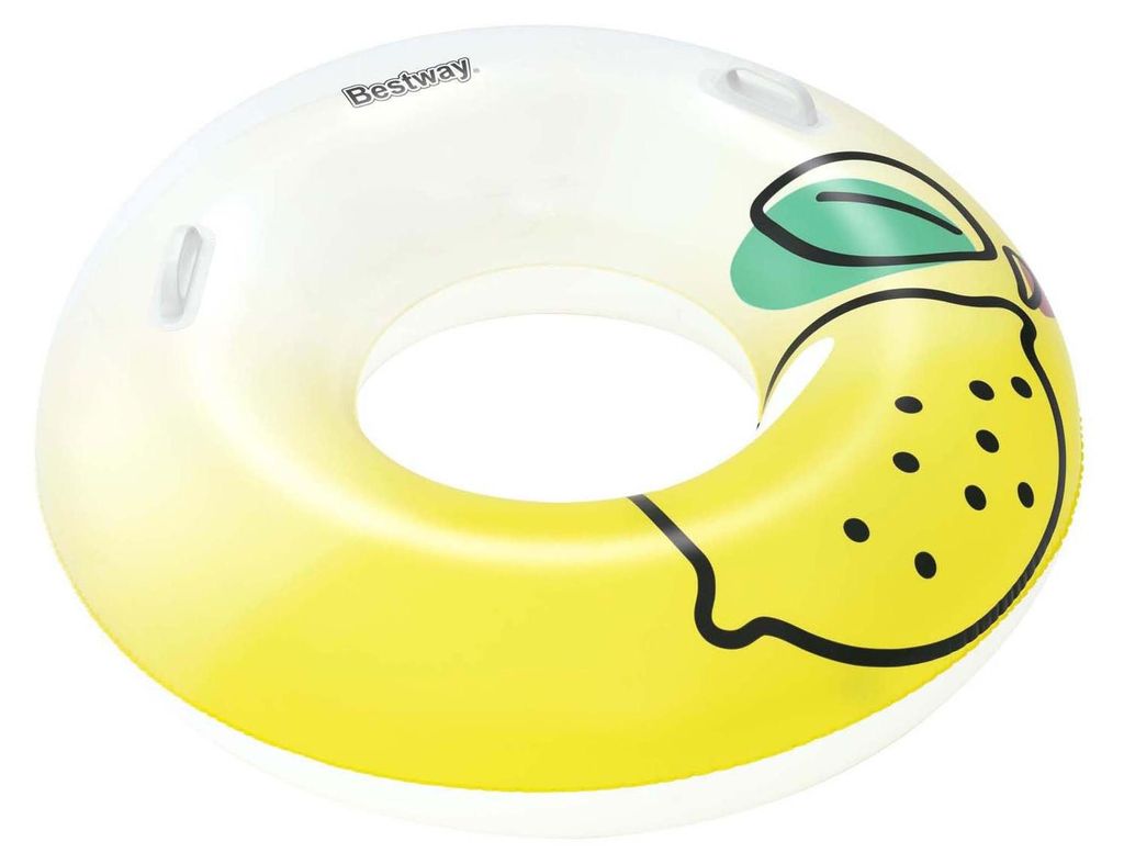 Bestway 36448, Bílá, Žlutá, Nafukovací lehátko, Obrázek, Obrázek produktu 