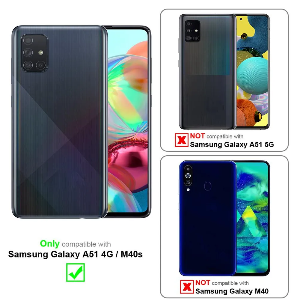 Accessorio Samsung Galaxy A51: Custodia Blu Cadorabo Chic & Safe - 2