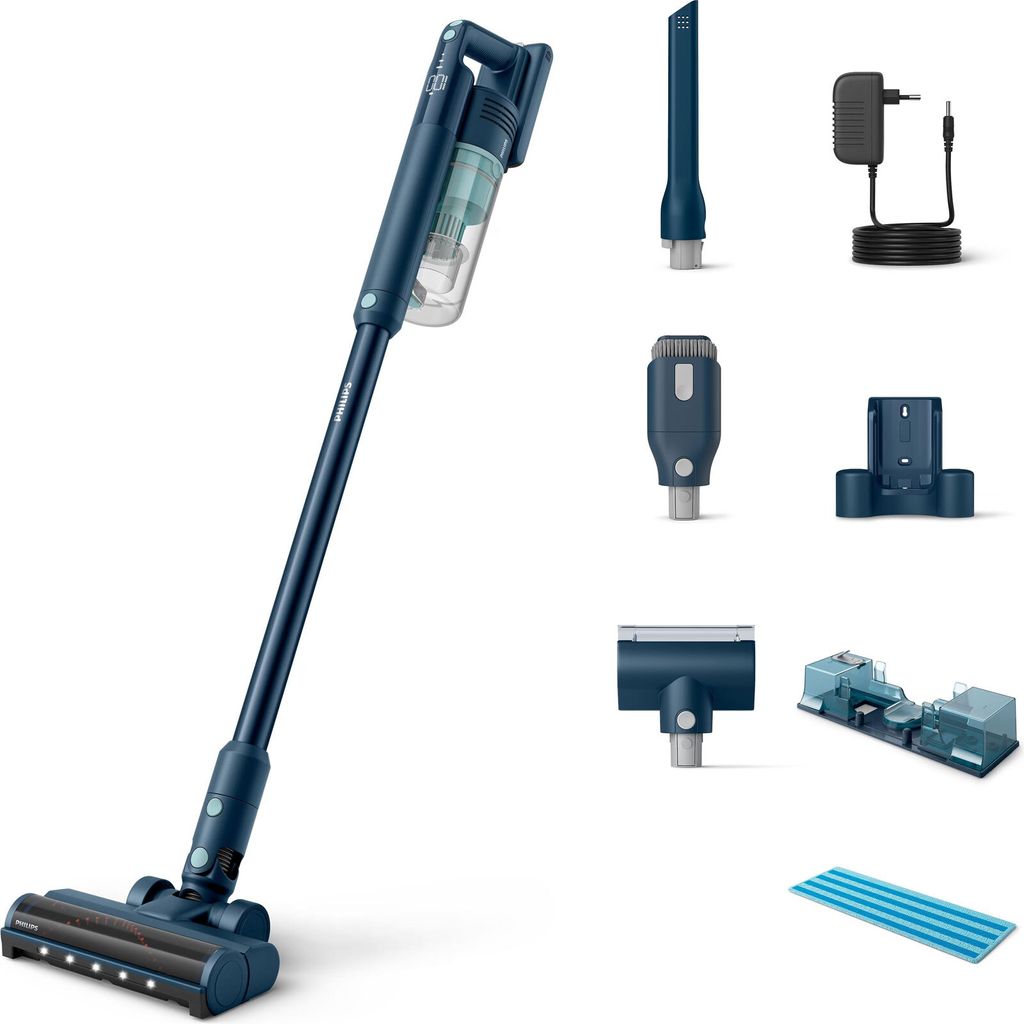 Philips Akku-Staubsauger 5000 Series Aqua, 25,2 V, Blau Produktbild 