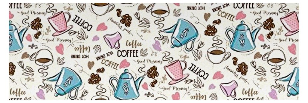 PVC Tischdecke Anneliese Coffee Kaffee bunt Wachstuch - Breite & Länge wählbar - abwaschbar, Größe: 140 x 100 cm