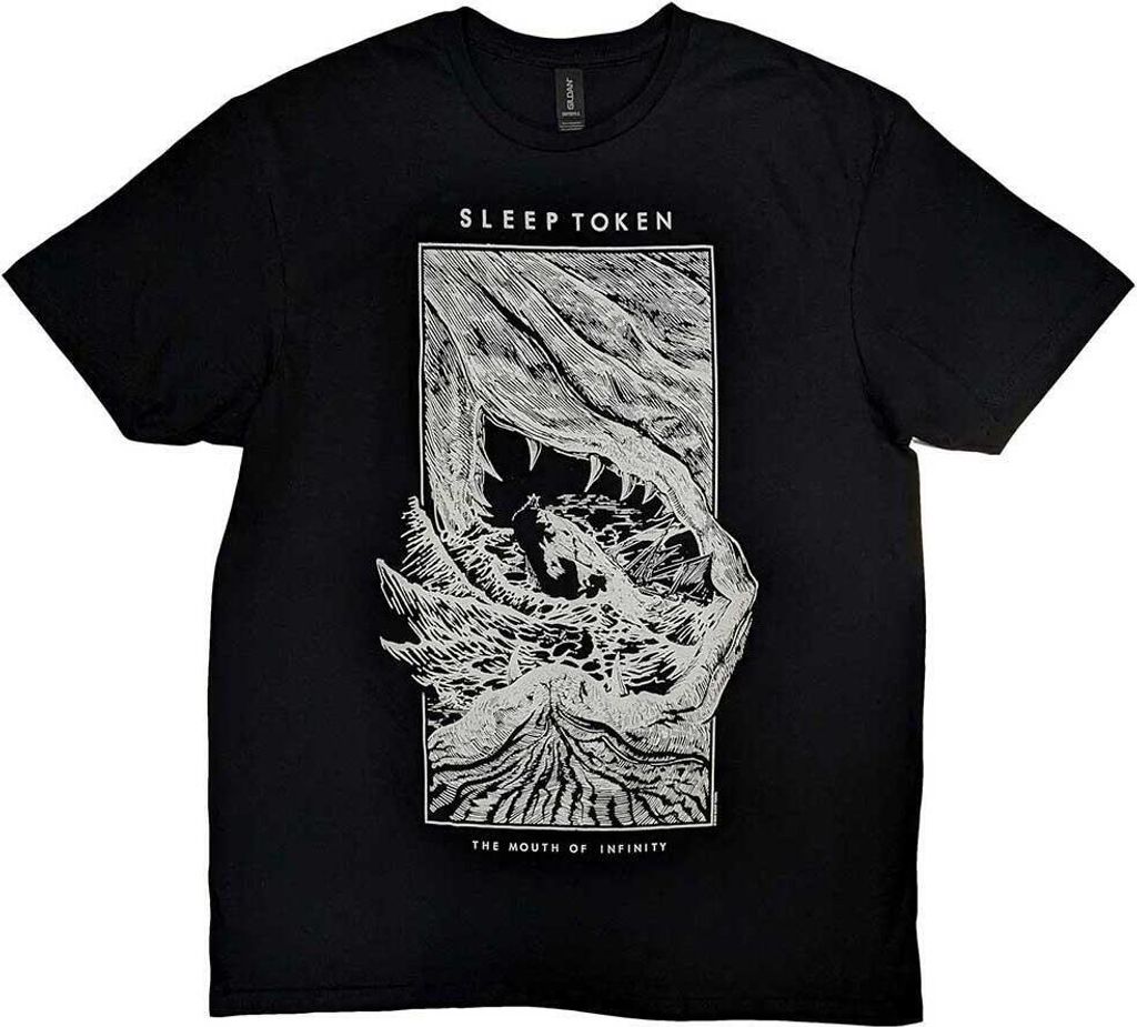 Sleep Token - "The Mouth Of Infinity" T-Shirt für Herren/Damen Uni RO9810 (S) (Schwarz)