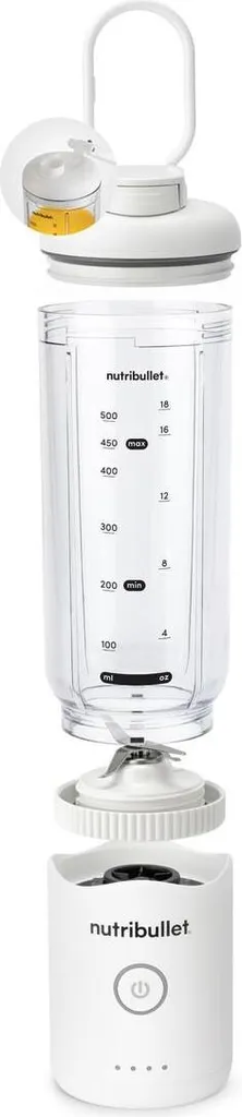 NutriBullet NBP013W frullatore 0,59 L Frullatore portatile Bianco - 3