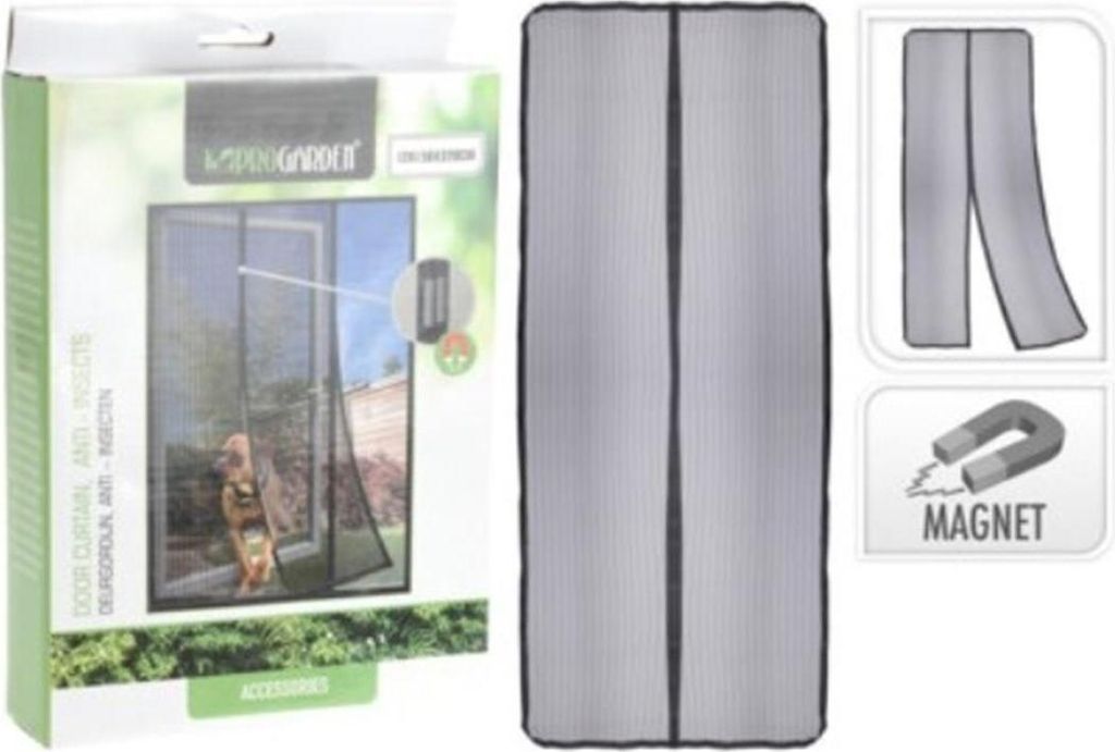 Magnetyczna moskitiera do drzwi, łatwa w montażu. Zdjęcie produktu 
