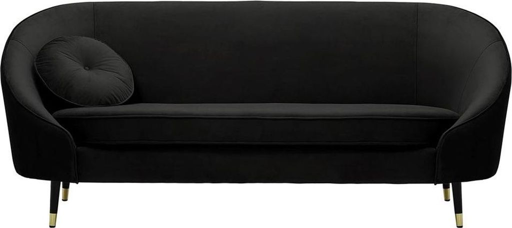 Dreisitzer-Sofa Kooper-Velluto 20-Standard piping-brass