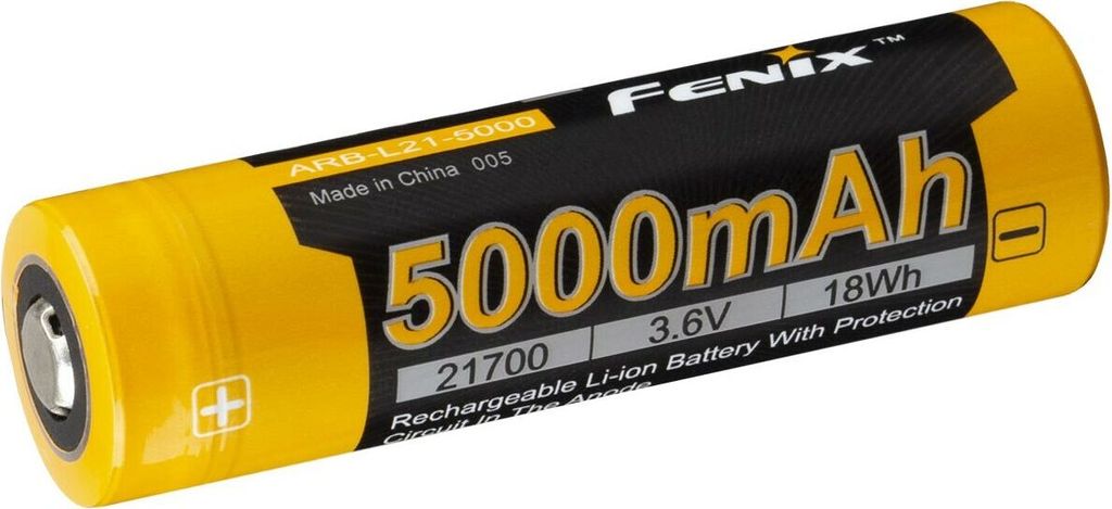 Fenix ARB-L21-5000, Wiederaufladbarer Akku, Lithium-Ion Produktbild 